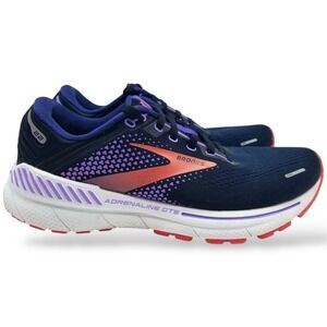Brooks Adrenaline GTS 22 Women's Running Shoes Navy Purple Red Sz 9